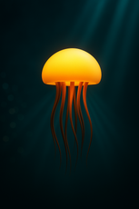 CUTE JELLYFISH LAMP