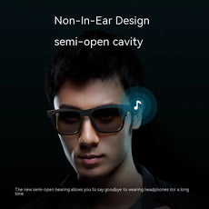 Smart Glasses Black Technology Headset Bluetooth Sunglasses